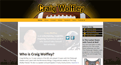 Desktop Screenshot of craigwolfley.com